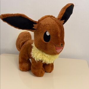 Build a bear x Pokemon Eevee Plush - Brown and Cream